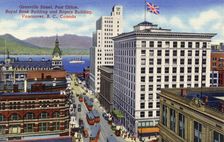 Granville Street, Vancouver, British Columbia, Canada, 1940