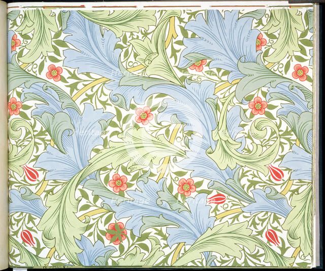 'Granville', wallpaper designed by John Henry Dearle for Morris and Company, 1896. Artist: John Henry Dearle
