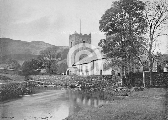 'Grasmere Church', c1896. Artist: Green Brothers.