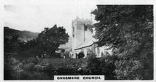 Grasmere Church Wordsworth's burial place, Cumbria, c1920s