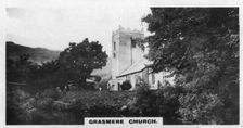 Grasmere Church Wordsworth's burial place, Cumbria, c1920s