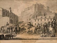 Grassmarket, Edinburgh, c1820s. Creator: Walter Geikie