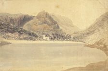 Grassmere Lake and Church, c1870s, Creator: JMW Turner