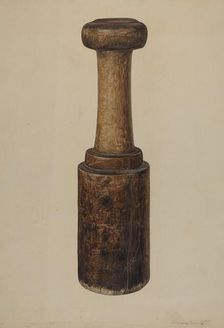 Grape Crusher, 1939. Creator: Clarence Secor