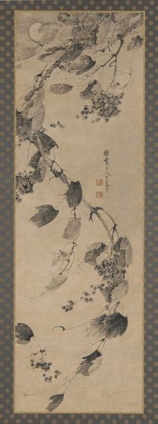 Grapevine in Wind and Moonlight, Ming dynasty, 1368-1644. Creator: Wang Liangchen
