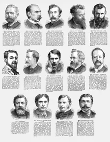 'Graphic Artist's with "The Graphic" ,1890. Creator: Unknown