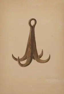 Grappling Hooks, 1940. Creator: Alexander Anderson