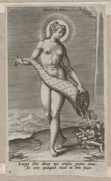 Gratia Dei, from Prosopographia, ca. 1585-90., ca. 1585-90. Creator: Philip Galle