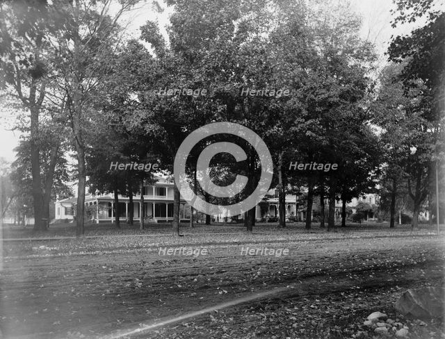 Gratiot Ave. cottages, Mt. Clemens, between 1880 and 1899. Creator: Unknown.