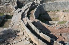 Grave Circle A, Mycenae, Greece. Creator: Samuel Magal