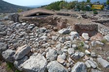 Grave Circle B, Mycenae, Greece. Creator: Samuel Magal