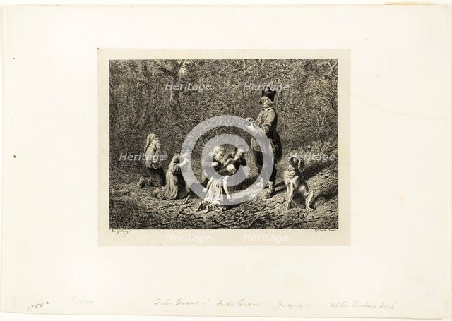 Grave! Grave! Très-Grave!, 1862. Creator: Charles Emile Jacque.
