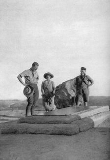 Grave of Cecil Rhodes, British businessman and politician in Africa, Southern Rhodesia, 1924 (1927). Artist: Thomas A Glover