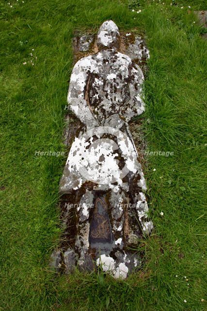 Grave of Angus Martin, Kilmuir Graveyard, Skye, Highland, Scotland.