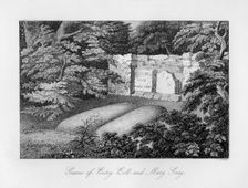 Grave of Bessy Bell and Mary Gray, near Perth, 1840.Artist: C J Smith