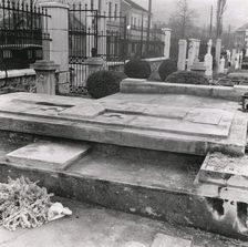 Grave of Gavrilo Princip, Sarajevo cemetery, Bosnia-Hercegovina, Yugoslavia, 1939