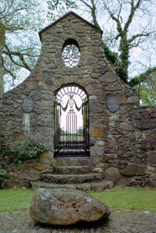 Grave of David Lloyd George, Welsh politician, Llanystumdwy, Gwynedd, Wales. Creator: Tony Evans