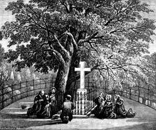 Grave of Father Mathew in the cemetery at Cork, 1890. Creator: Unknown
