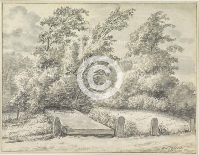 Grave of Johannes Jelgerhuis Rienksz., 1841. Creator: Gerrit Lamberts.