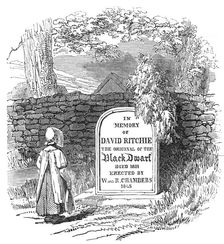 Grave of the Black Dwarf, 1845. Creator: Unknown
