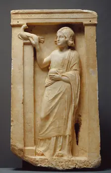 Grave Naiskos of Apollonia, about 100 BC. Creator: Unknown