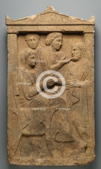 Grave Naiskos of Sime, about 320 BC. Creator: Unknown.