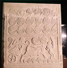 Grave-slab from Mycenae, Greece, 16h Century BC