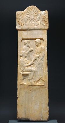 Grave Stele of Thrasynos, about 375 BC. Creator: Unknown