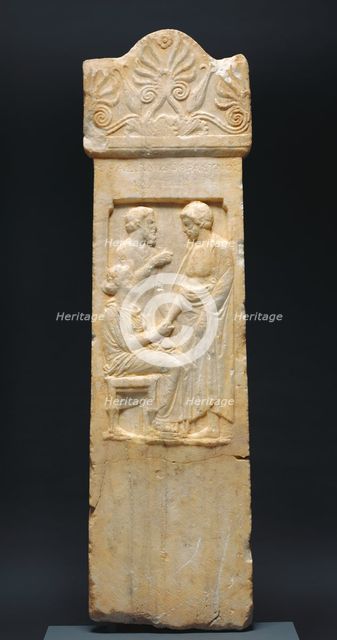 Grave Stele of Thrasynos, about 375 BC. Creator: Unknown.