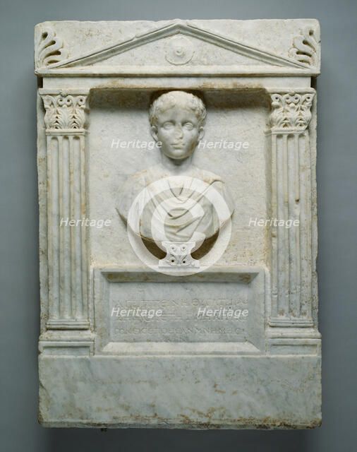 Grave Relief of Agrippina, about A.D. 150. Creator: Unknown.