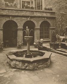 Graveyard of St. Ethelburga, Bishopgate, A Resting Place for the Living c1935. Creator: Unknown
