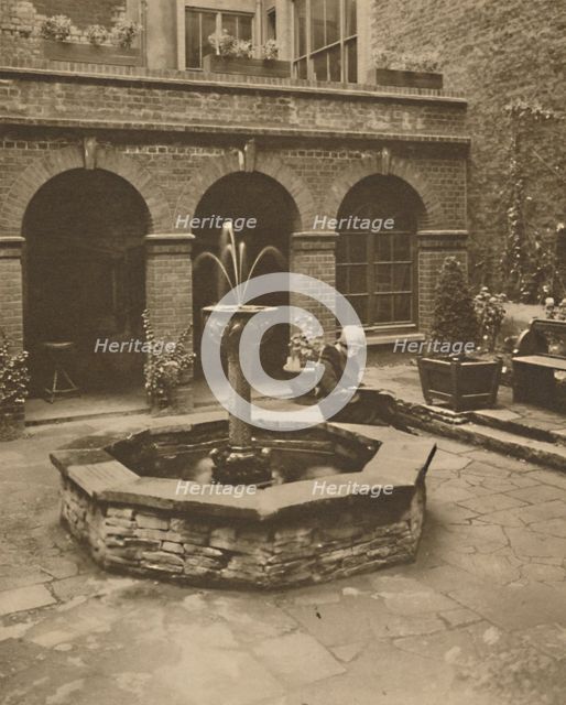 'Graveyard of St. Ethelburga, Bishopgate, A Resting Place for the Living', c1935. Creator: Unknown.