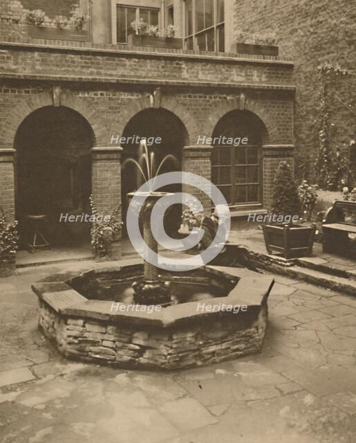 'Graveyard of St. Ethelburga, Bishopgate, A Resting Place for the Living', c1935. Creator: Unknown.