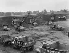 Gravel pits, Norton, Daventry, Northamptonshire, 11/09/1958. Creator: John Laing plc