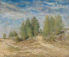Gravel Slope, 1876. Creator: Carl Fredrik Hill