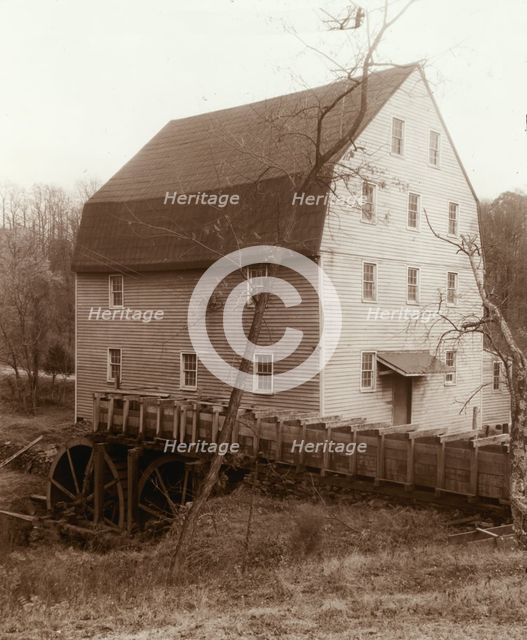 Graves' Mill and Cabin, Tommy Hawk, Campbell County, Virginia, 1935. Creator: Frances Benjamin Johnston.