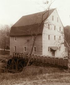 Graves Mill and Cabin, Tommy Hawk, Campbell County, Virginia, 1935. Creator: Frances Benjamin Johnston