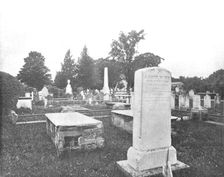 Graves of Jonathan Edwards and Aaron Burr, Princetown, New Jersey, USA, c1900. Creator: Unknown