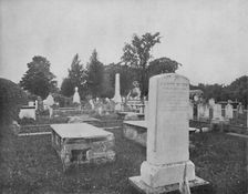 Graves of Jonathan Edwards and Aaron Burr, Princeton, New Jersey c1897. Creator: Unknown