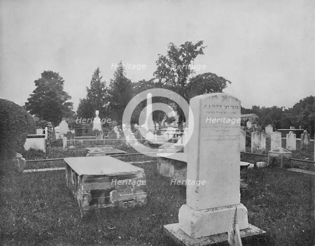 'Graves of Jonathan Edwards and Aaron Burr, Princeton, New Jersey', c1897. Creator: Unknown.