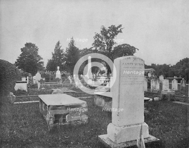 'Graves of Jonathan Edwards and Aaron Burr, Princeton, New Jersey', c1897. Creator: Unknown.