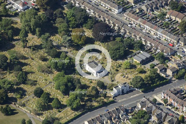 Gravesend Cemetery, Kent, 2024. Creator: Damian Grady.