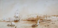 Gravesend, Kent, c1830. Artist: Thomas Mann Baynes