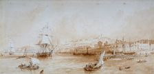 Gravesend, Kent, c1830. Artist: Thomas Mann Baynes