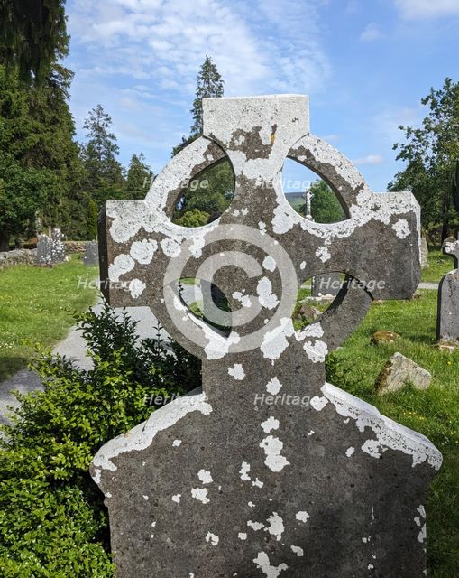 Gravestones, Glendalough, Wicklow, Ireland, June 2026. Creator: Amanda Waite.