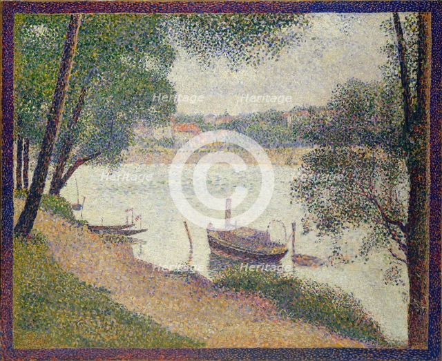 Gray Weather, Grande Jatte, ca. 1886-88. Creator: Georges-Pierre Seurat.