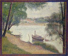 Gray Weather, Grande Jatte, ca. 1886-88. Creator: Georges-Pierre Seurat