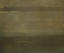 Gray and Silver: A Nocturne, c. 1880-1900. Creator: Walter Greaves (British, 1841-1930)