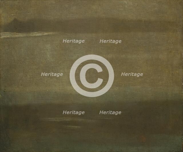 Gray and Silver: A Nocturne, c. 1880-1900. Creator: Walter Greaves (British, 1841-1930).