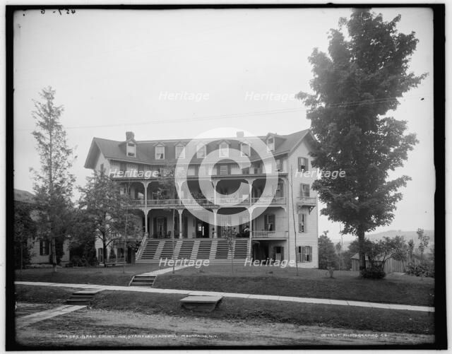 Gray Court Inn, Stamford, Catskill Mountains, N.Y., (1902?). Creator: Unknown.